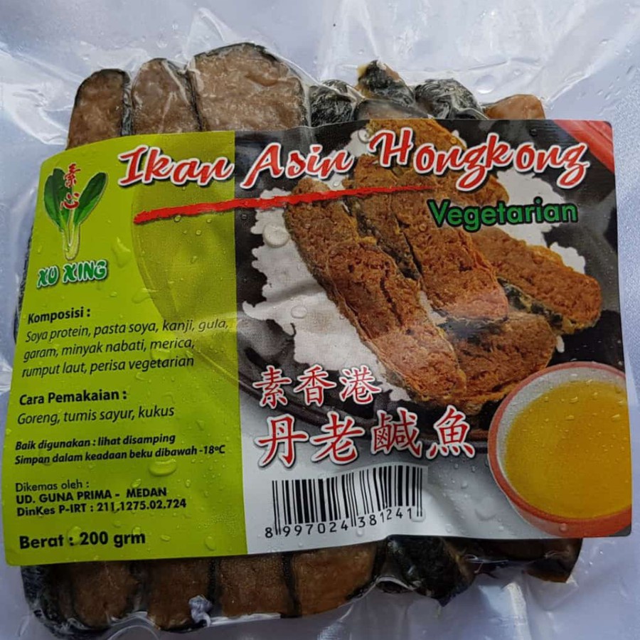 

vegetarian xu xing ikan asin hongkong vegan