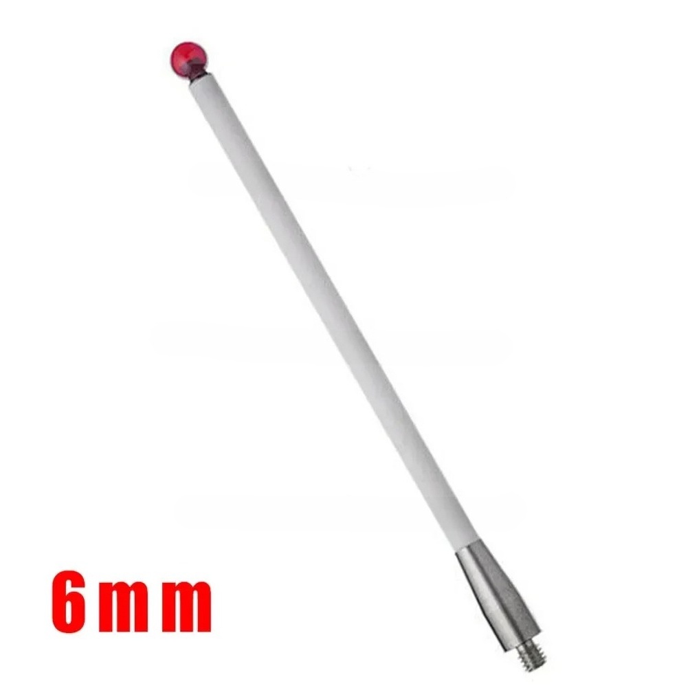 ECS CMM Touch Probe Stylus 6mm Ball CNC Probe Tip Ceramic Shaft M4 A-5000-3712 Touch Probe CMM Three