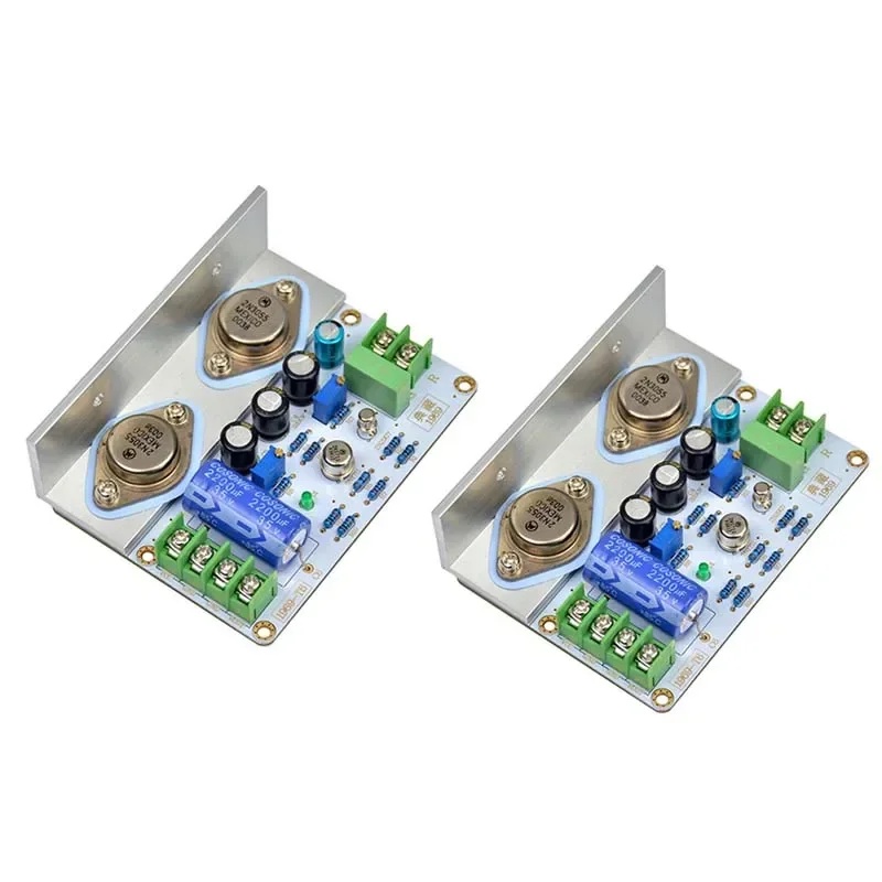 WCS 2PCS JLH 1969 Class A audio hifi power Amplifier Board MOT/2N3055 PCB Assembled and diy kit boar
