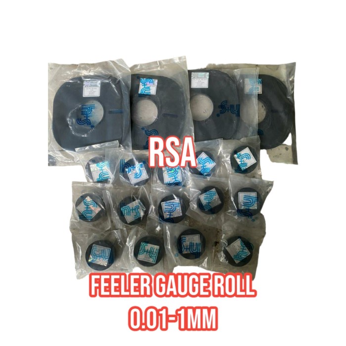 H+S Feeler Gauge Roll 5mtr Germany Fuller Gauge Roll Shim Plate 0.01mm-1mm