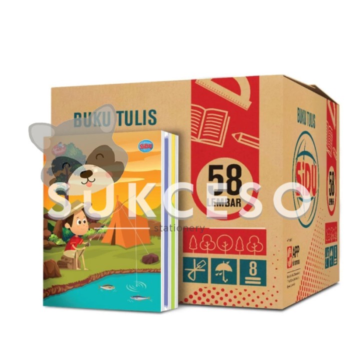 

ATKJaya- SIDU Sinar Dunia Buku Tulis 58 Lembar PAK ISI 10 BUKU Murah Berkualita