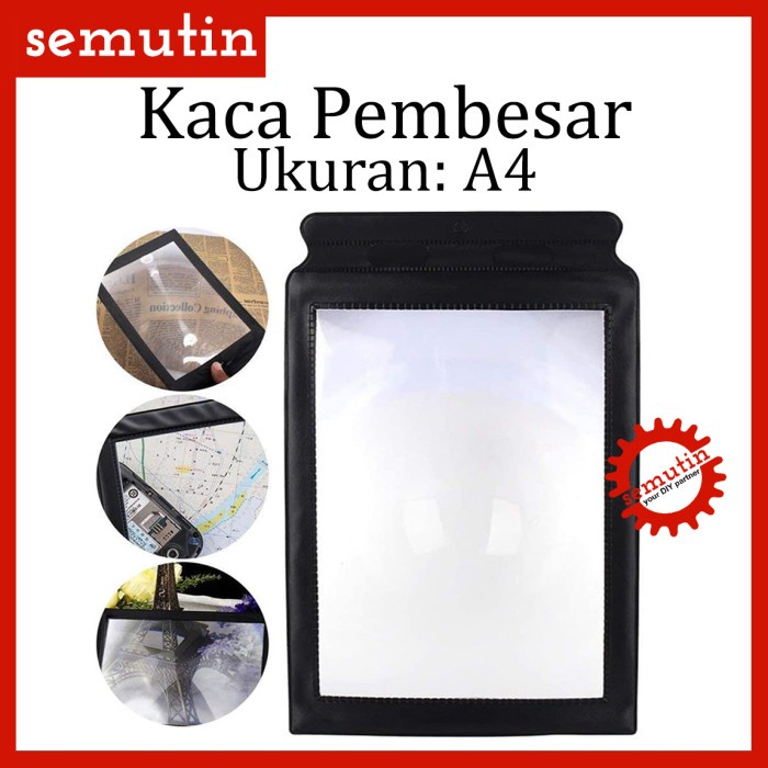 

ATKJaya- Kaca Pembesar Ukuran A4 / Untuk Membaca Loupe Fleksible Flexible