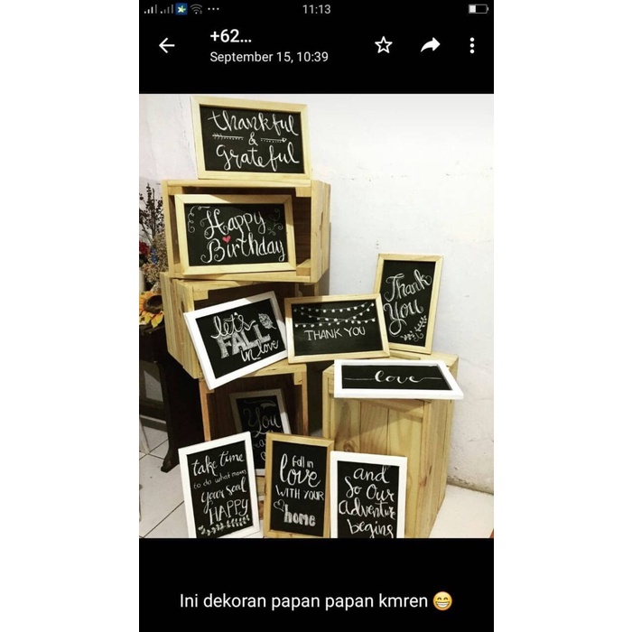 ATKJaya- Papan Tulis Kapur Kecil Murah Prewed papan tulis mini papan kecil