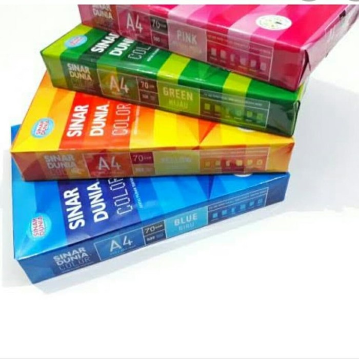 

ATKJaya- Kertas A4 Sidu Warna 70 gram
