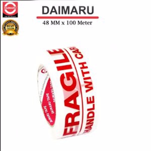 

ATKJaya- Lakban FRAGILE Putih Daimaru 2" 90 yard