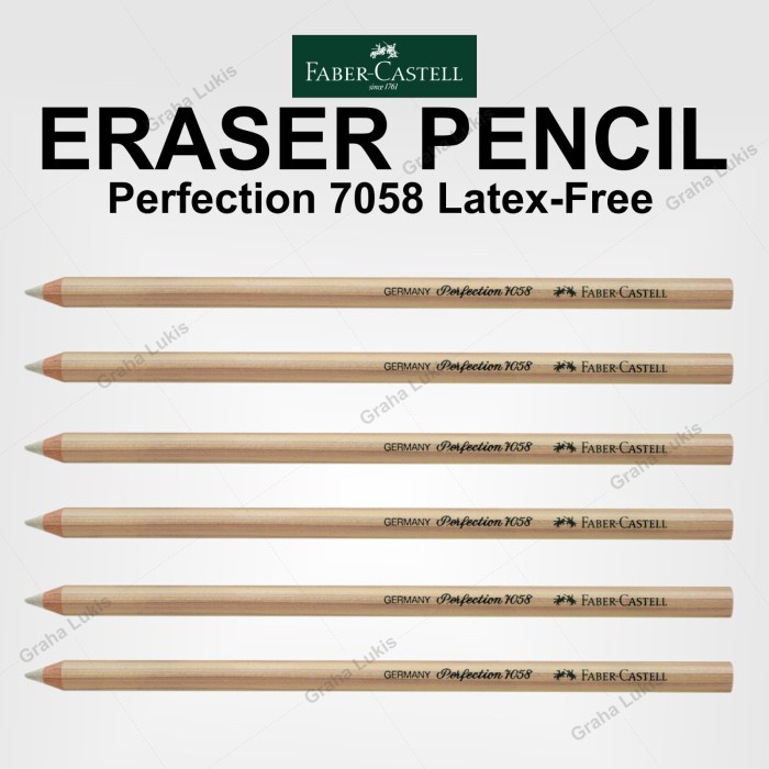 

ATKJaya- Faber-Castell Eraser Pencil Perfection 7058 Latex-Free