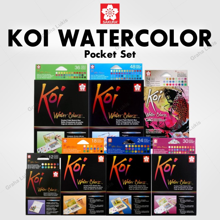 

ATKJaya- Sakura Koi Watercolor Pocket