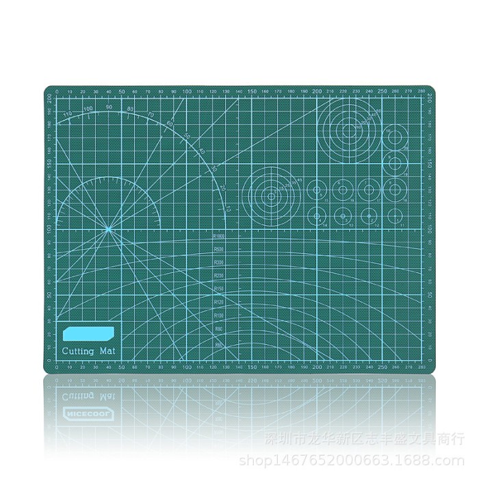 

ATKJaya- Cutting Mat A4 Double Side Model Kit Craft Tools Gundam