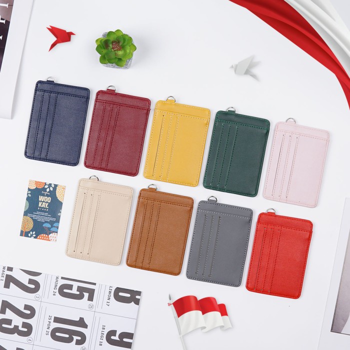 

ATKJaya- Dompet kartu/Credit Card holder/Card Holder 8 Slot+1 Costum nama/logo