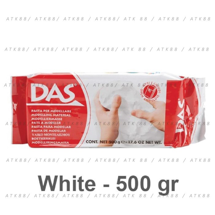 

ATKJaya- DAS Modelling Air Drying Clay White/Brown - 500gr