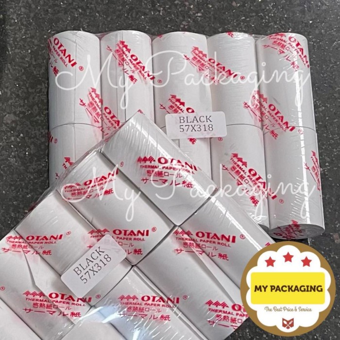 

ATKJaya- Otani 57 x 31 - 10 Rol Kertas Struk Thermal Paper Telstruk EDC Edisi