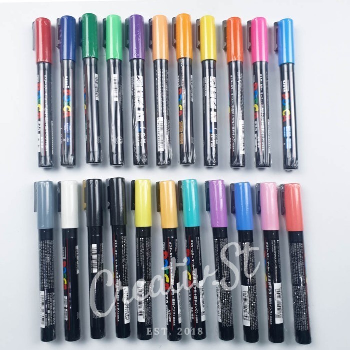 

ATKJaya- UNI POSCA PC-3M Paint Marker Fine Point Tip (Part 1)