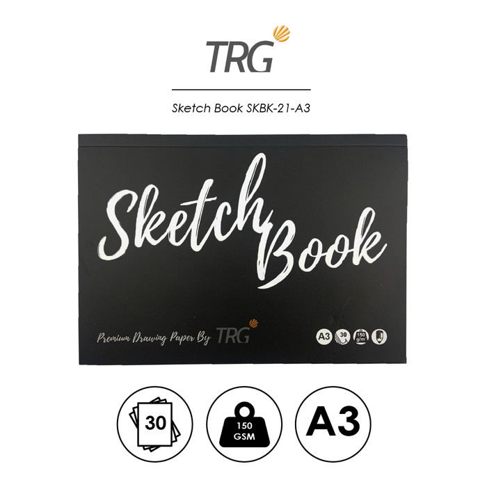 

ATKJaya- TRG Sketchbook Sketch Drawing Book A3 150gsm SKBK-21-A3 - Kertas Buku Gambar & Sketsa 150