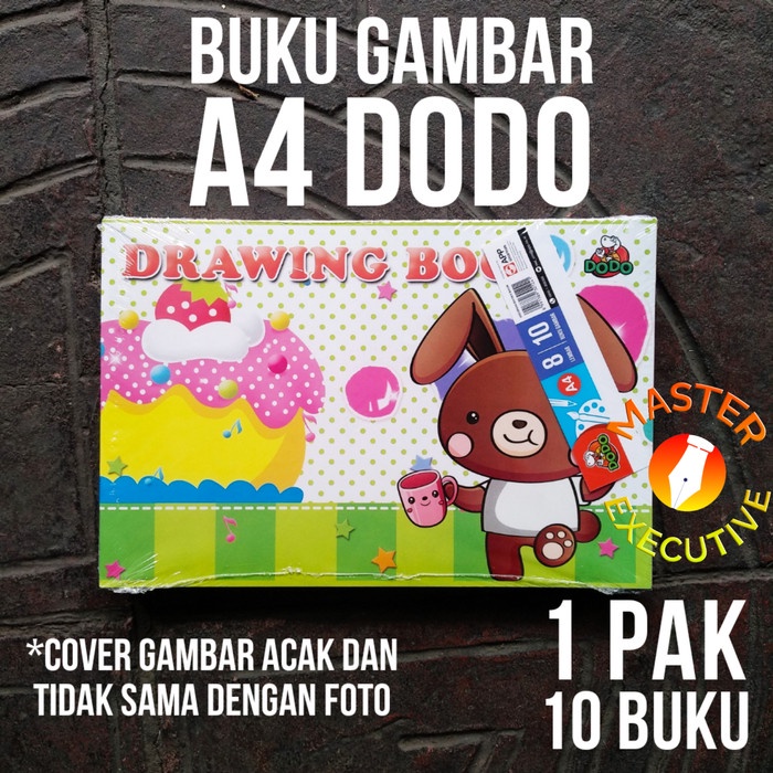 

ATKJaya- [Pak - 10 Buku] Dodo Buku Gambar A4 / Drawing Book 8 Lembar Menggambar
