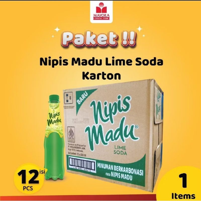 

1 DUS NIPIS MADU 12 BOTOL