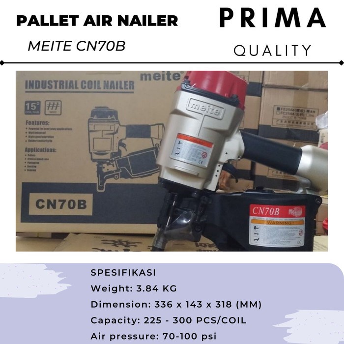 PNEUMATIC AIR NAILER CN70 MEITE / GUN CN 70 MEITE / COIL NAILER CN-70