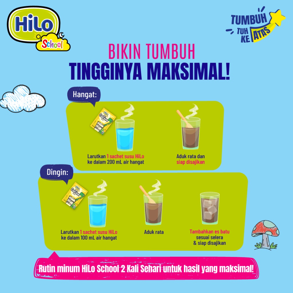 

HiLo School Vanilla 1000 gram - Susu Tinggi Kalsium Lebih Rendah Lemak