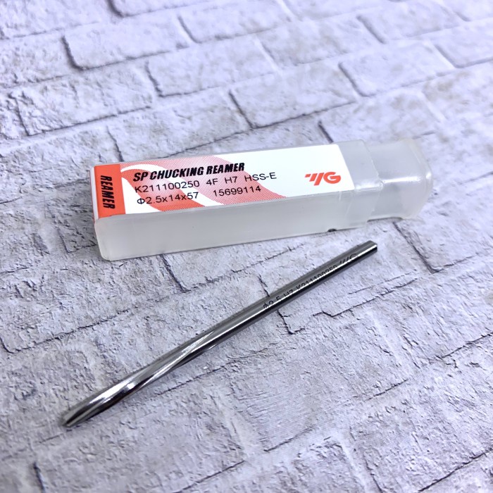 REAMER MESIN 2.5 MM SPIRAL ORIGINAL YG BARU