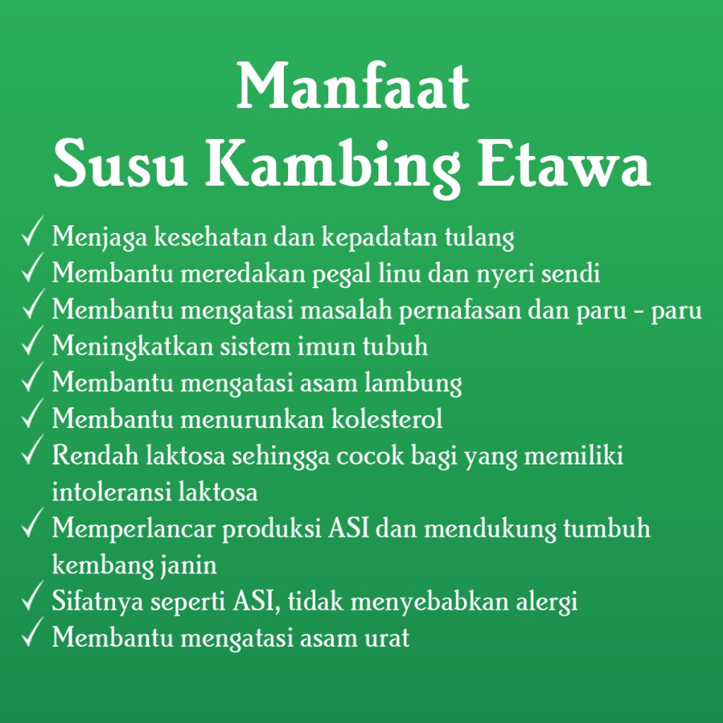 

AMH Susu Kambing Etawa Mix (Variant Original & Jahe)