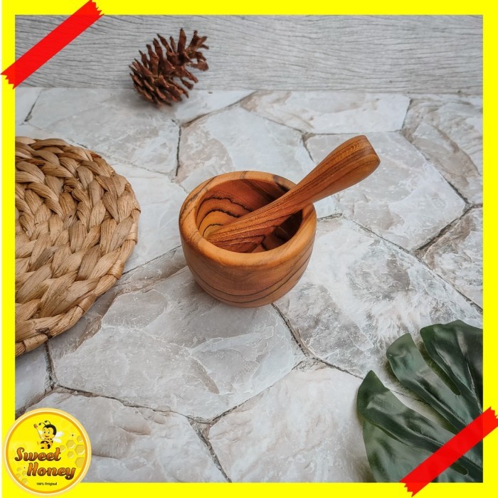 / Lumpang Lesung Mini Kayu Jati