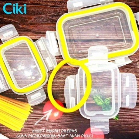 [tks] - CIKI Glass Baby Food Container Wadah Kaca Mpasi 150ml Isi 2