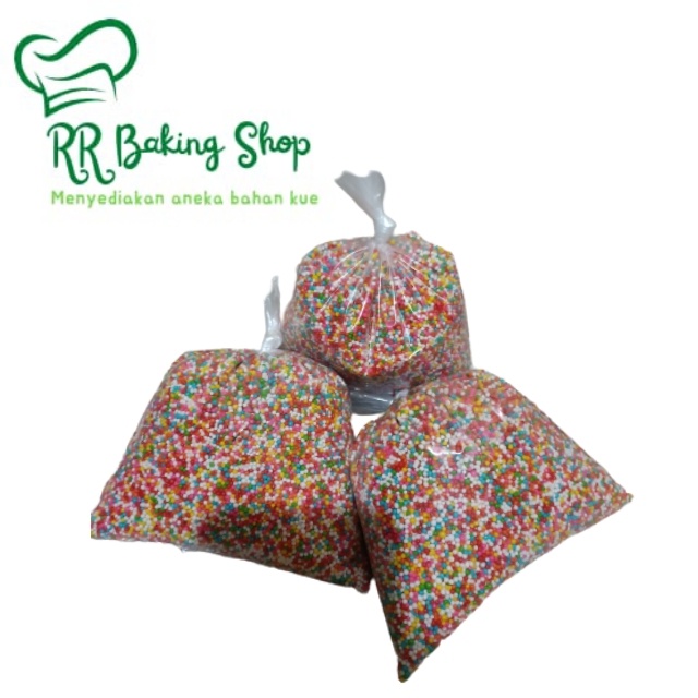 

ELMER SUGAR SPRINKLE 500 gram - sprinkle spikel springkel sugar trimit conveti gula warna warni