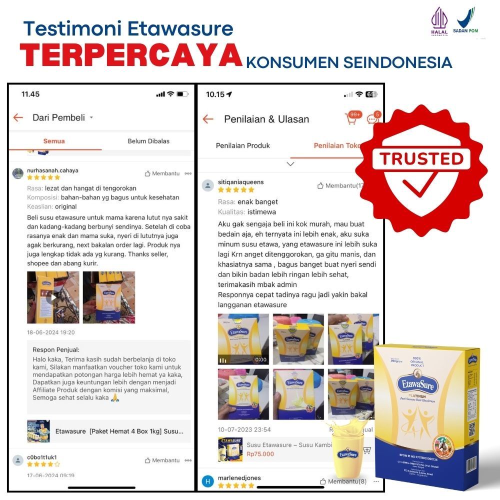 

Etawasure Platinum Susu Etawa Terapi Tulang Sendi Asam Urat Susu Kambing Etawa untuk Rematik