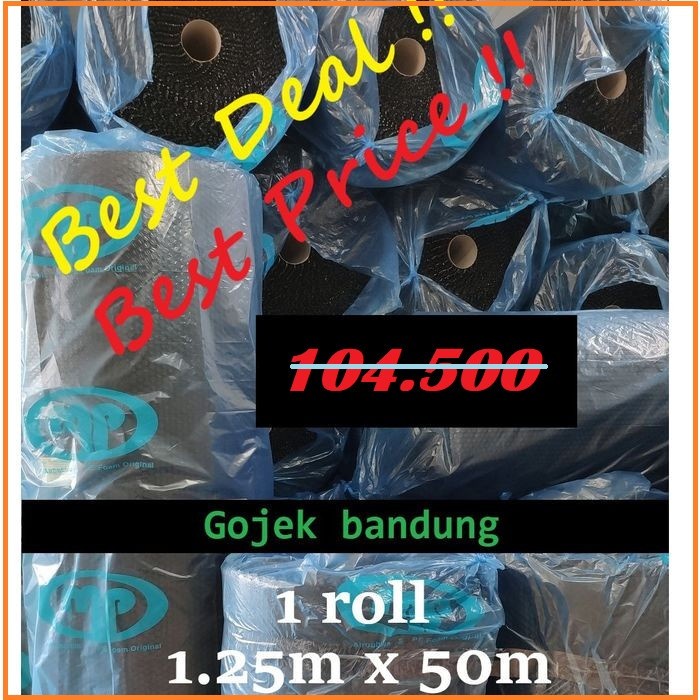 

SOUVEN- Bubble Wrap Hitam MP Mulia Pack 50M x 125cm Bubblewrap Tebal Bandung