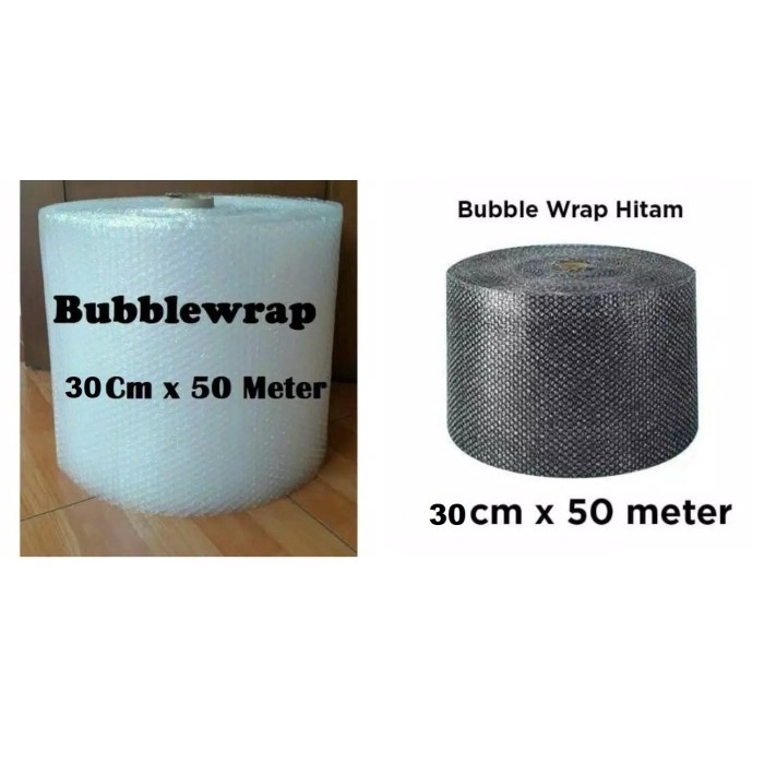 

SOUVEN- BUBBLE WRAP HITAM & PUTIH 30CM X 50 METER BOGOR