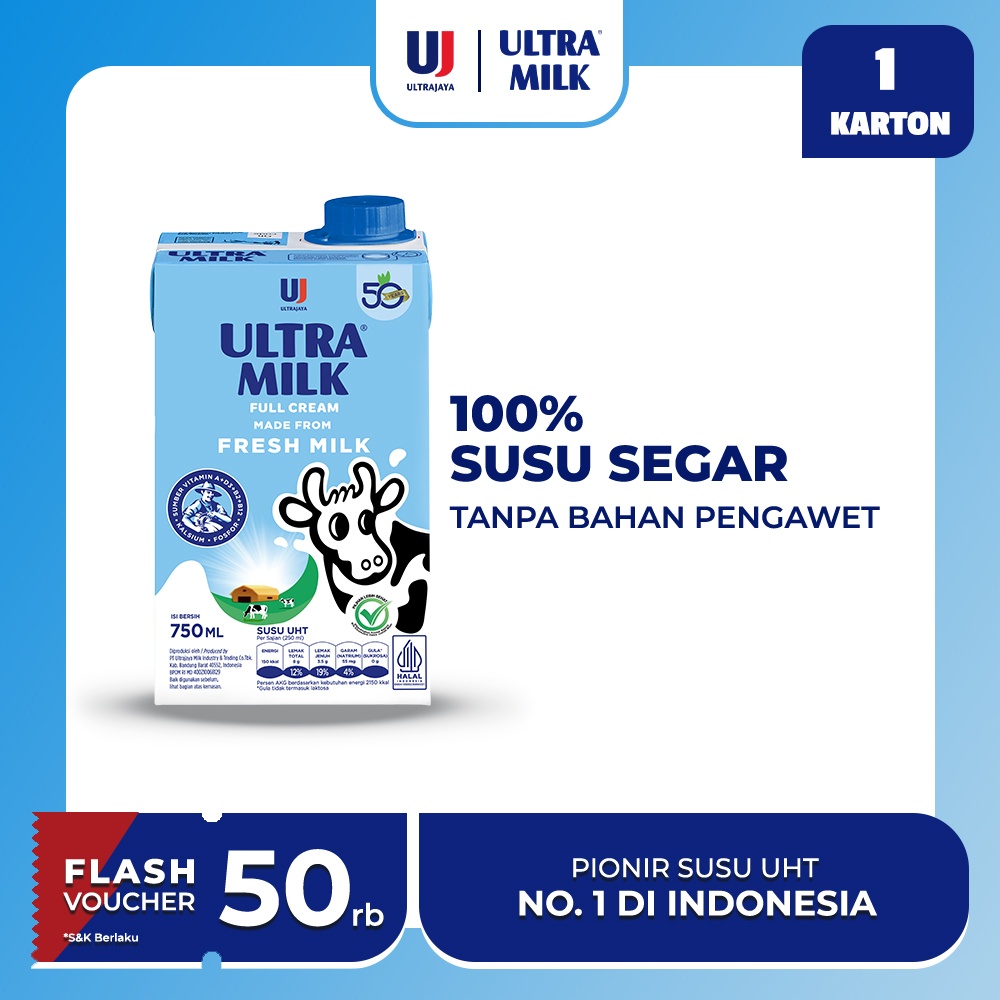 

Ultra Milk Full Cream 750 ml