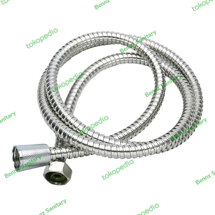 selang hand shower Stainles 150cm, selang shower toilet duduk 150cm,