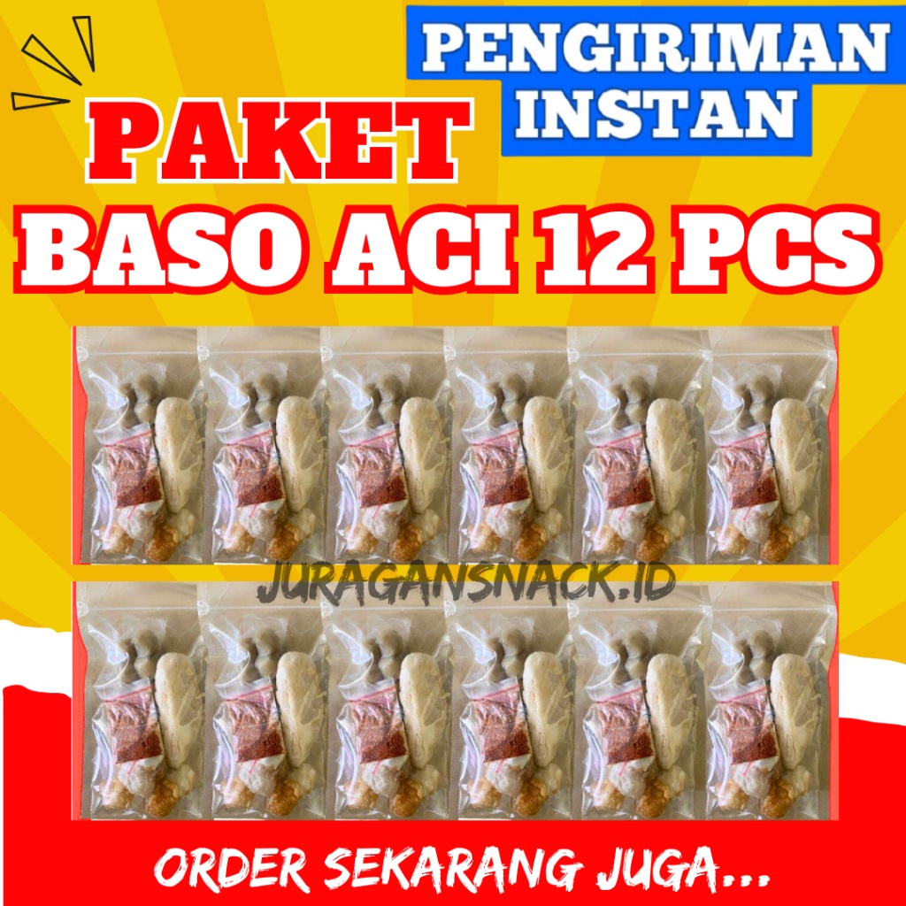 

Baso aci instan isi 12pcs baso aci paket 12pcs baso aci paket usaha