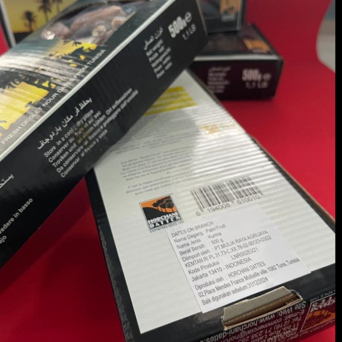 

KURMA TANGKAI TUNISIA PALM FRUTT BOX 500gr MANIS HEALTHY