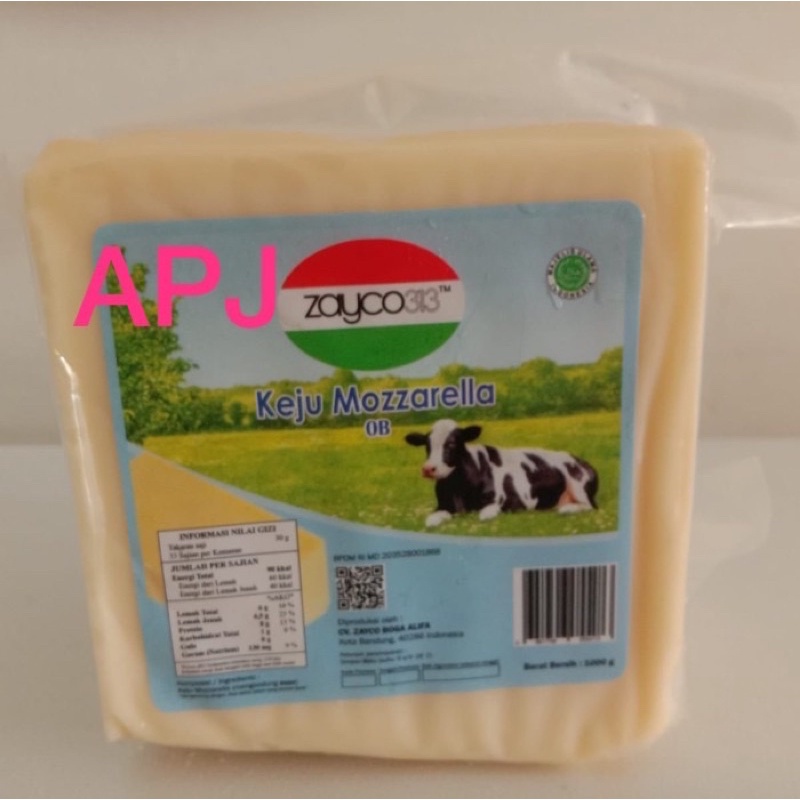 

Keju Mozarella Mozarela Mozzarella OldenBurger Olden Burger 1kg