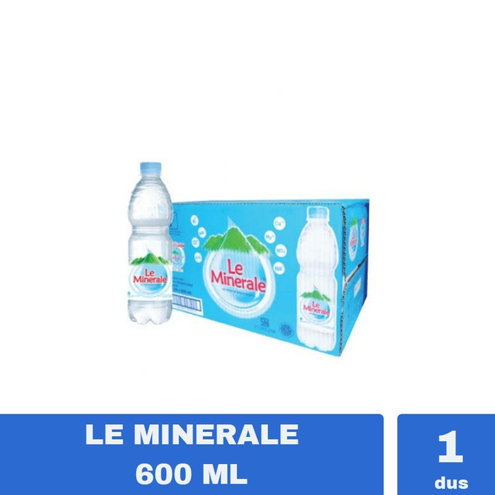 

JH8 Air Mineral Le Minerale 600 ml 1 Dus 24 Pc