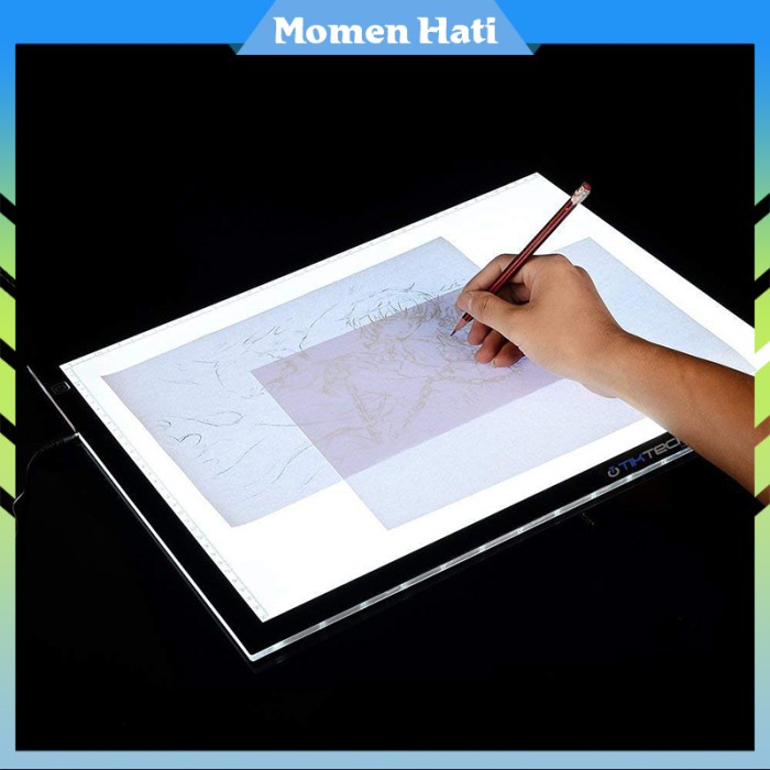 

A4 LED LIGHT PAD / LED DRAWING TRACING BOARD / COPYBOARD PAPAN JIPLAK