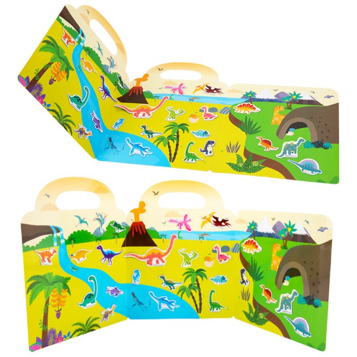 

HJK Buku Sticker Magnet Anak/Reusable Sticker /Sticker Activity Book