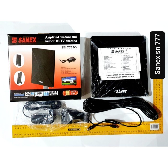 ANTENA TV SANEX SN 777 DALAM INDOOR DIGITAL ANALOG HDTV DVB-T H ADTB