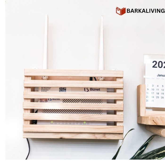 Wifi Router + Key Stand Holder Rak Modem Wifi