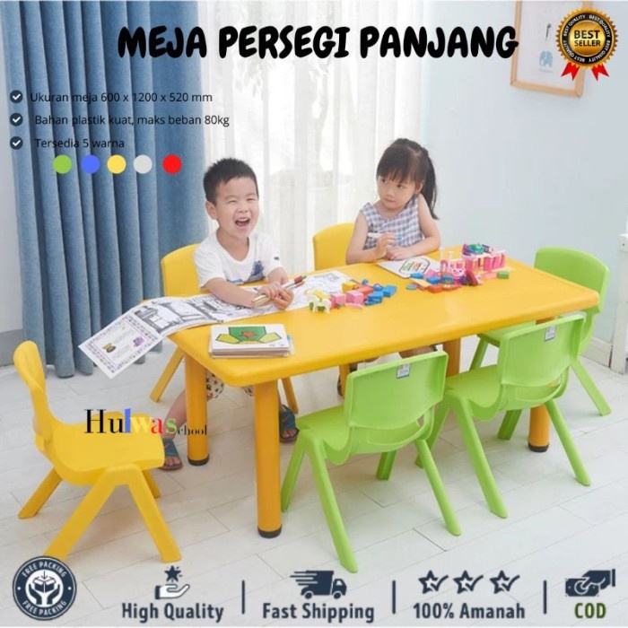 Meja Anak TK Meja Anak PAUD Meja Anak Plastik Kuat Meja Anak