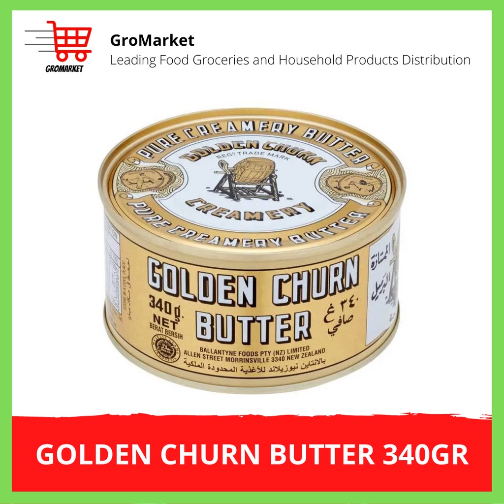 

Golden Churn Butter 340gr / GOLDEN CHURN Pure Creamery Butter 340GR