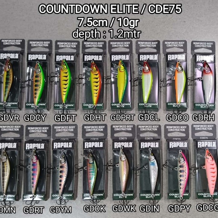 Promo Terbatas Rapala Countdown Elite Cde 75 Aman