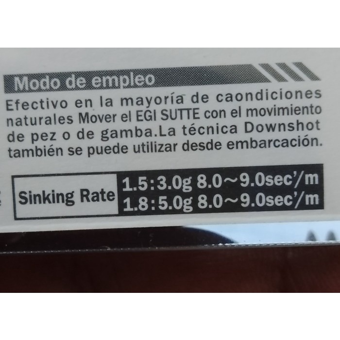 Promo Terbatas Egi Yamashita Sutte R 1.5 - Umpan Pancing Cumi - Squid Jig Aman