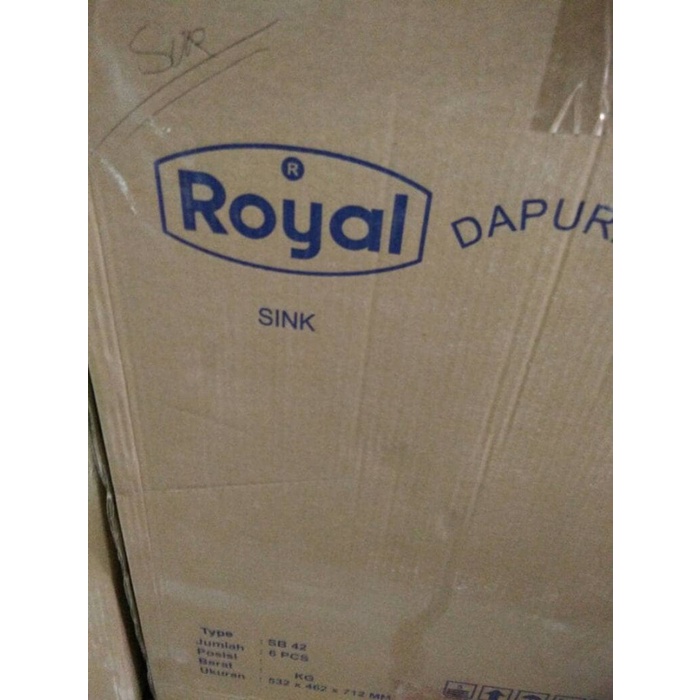 KITCHEN SINK ROYAL / BAK CUCI PIRING 1 LUBANG
