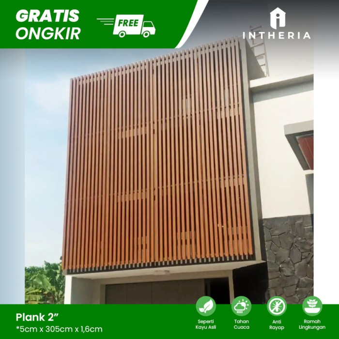 Terlaris Conwood Plank 2 - 16mm / Seindah Dinding Kayu SALE