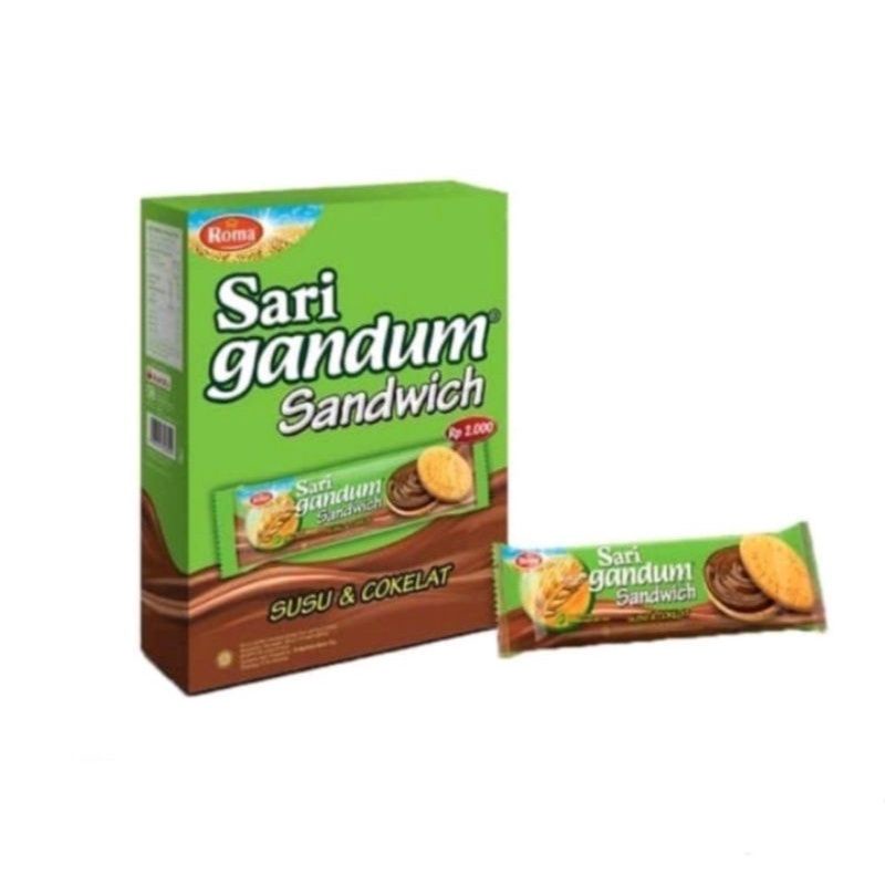 

HJ Roma SARI GANDUM 36gr Isi 12 Sachet 2.000