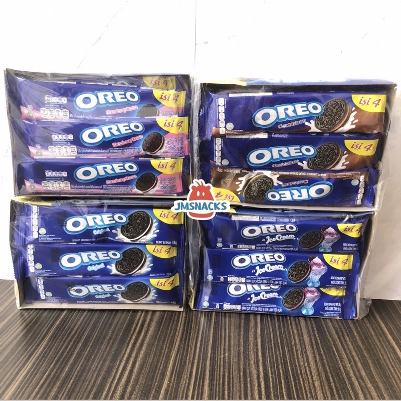 

HJ [PROMO!!] Oreo Sachet 1 Pak Isi 12 x 28gr - biskuit nikmat termurah diskon
