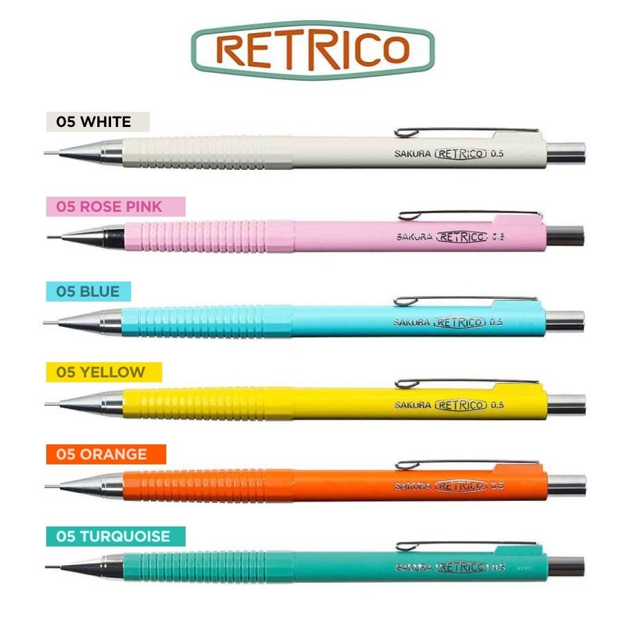 

Sakura Pensil Mekanik Retrico Mechanical Pencil