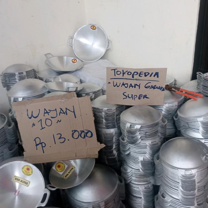 Wajan Aluminium Ceper BMR Ukuran 24 dengan Kapasitas Besar Kitchenware