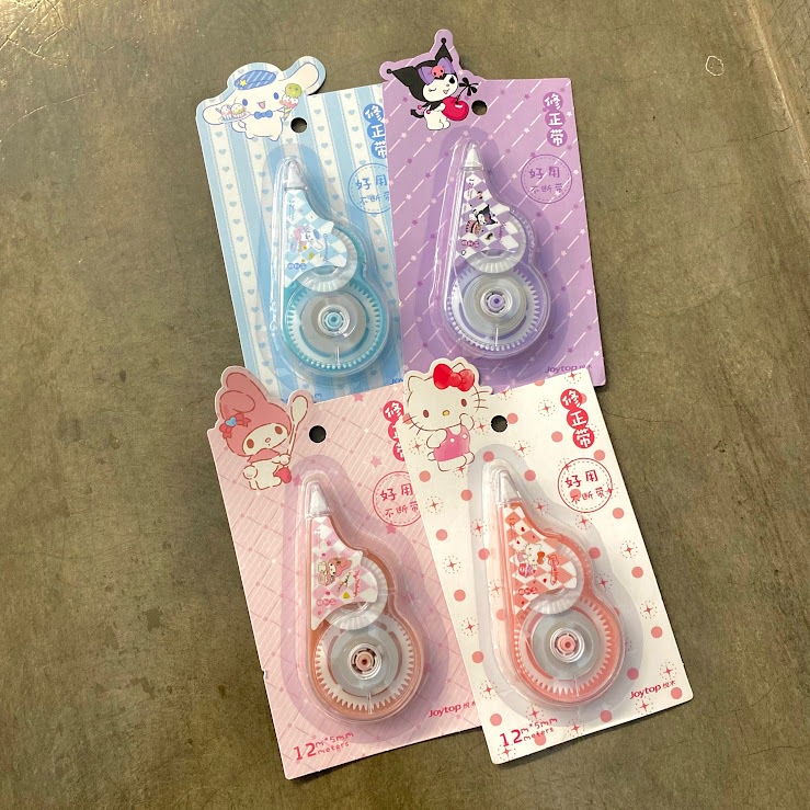 

Tipex Kertas Correction Tape Tipex Roll Karakter Sanrio Hello Kitty Melody Kuromi Cinnamorol